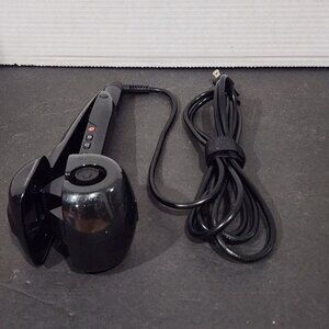 Barbar Professional Auto Curling Iron Rotating Titanium Barrel Sparkling Black